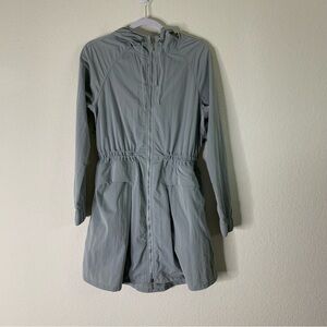 Lululemon womens gray pack & glyde full zip hooded jacket 4